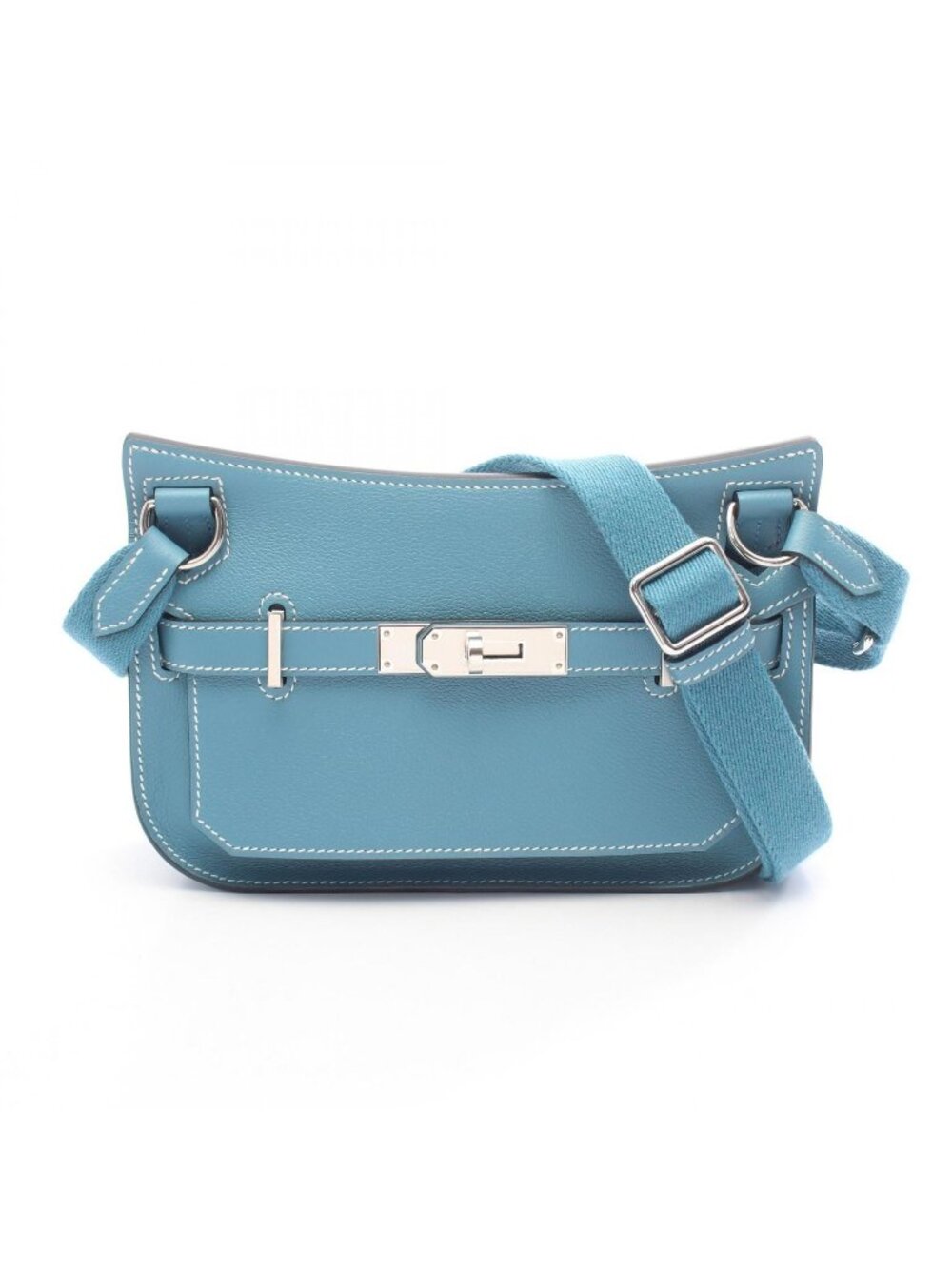 Hermes Shoulder Bag Jypsiere Mini New Blue Jean